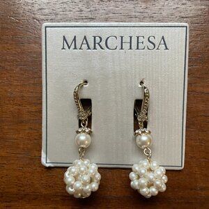 Marchesa Faux Pearl Drop Earrings